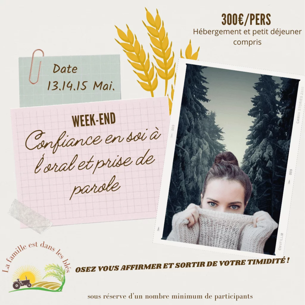 stage confiance en soi à l'oral